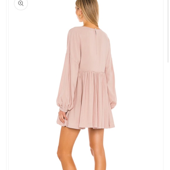 Tularosa Lara Tunic Dress - Size S, Light Mauve - Picture 2 of 3